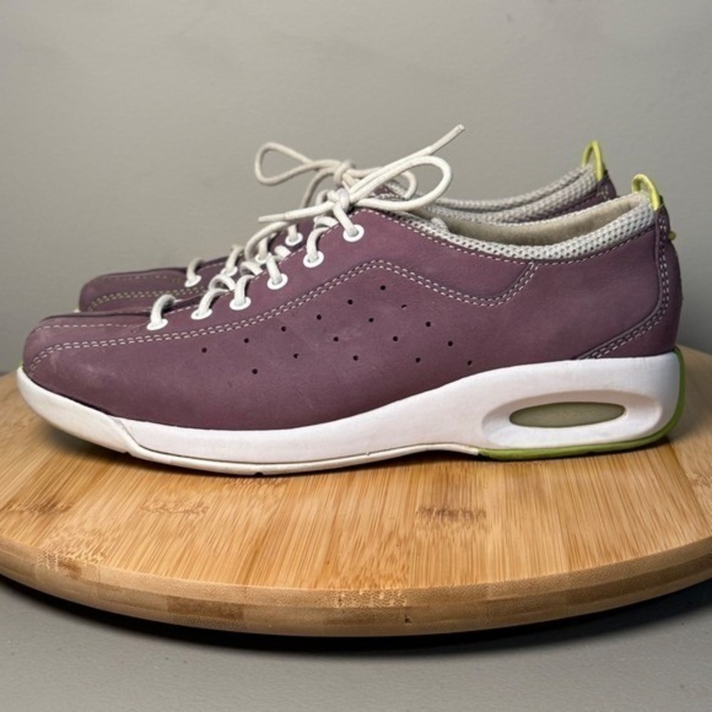 Cole Haan G Series NikeAir Sneaker Womens 6B Purple Green Sporty Athleisure Walk - Picture 3 of 8